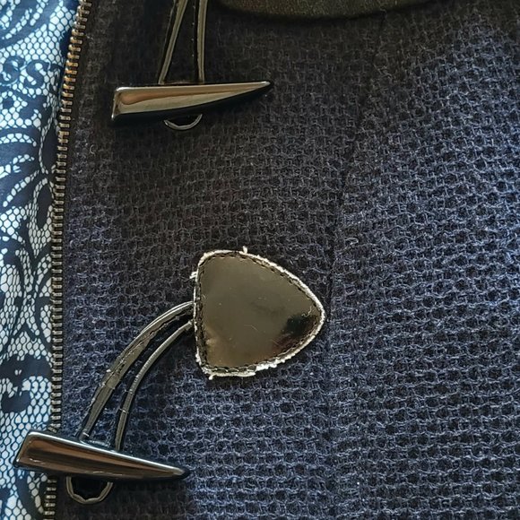 Guess Women's Wool Hooded Winter Peacoat - Picture 5 of 6